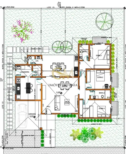 Foto 3 de Lote de Condomínio à venda, 525m2 em Estância Santa Maria do Laranjal, Atibaia - SP