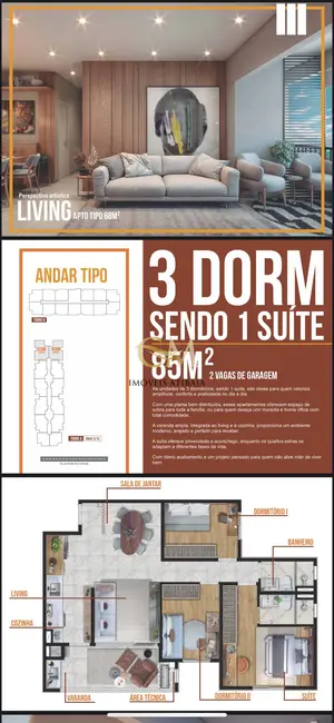 Foto 6 de Apartamento com 1 quarto à venda, 49m2 em Centro, Atibaia - SP