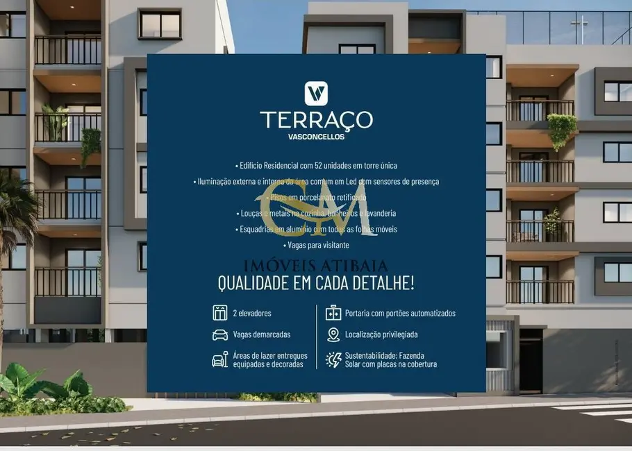 Foto 3 de Apartamento com 2 quartos à venda, 68m2 em Jardim Brasil, Atibaia - SP