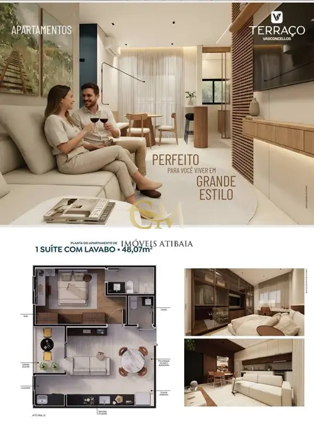 Foto 9 de Apartamento com 2 quartos à venda, 68m2 em Jardim Brasil, Atibaia - SP