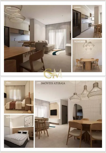 Foto 8 de Apartamento com 2 quartos à venda, 70m2 em Itapetinga, Atibaia - SP