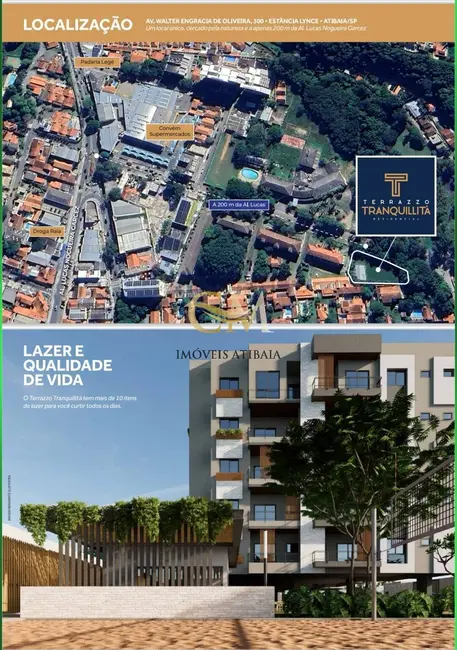 Foto 4 de Apartamento com 2 quartos à venda, 70m2 em Itapetinga, Atibaia - SP