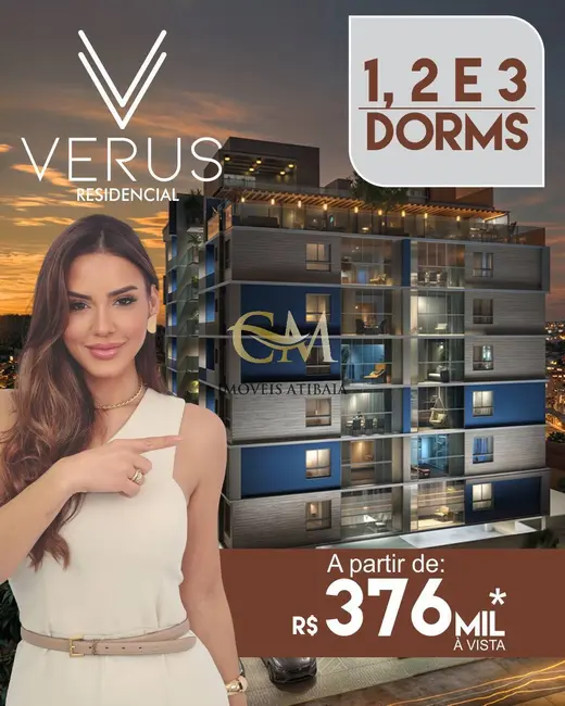 Apartamento com 1 quarto à venda, 43m2 em Atibaia Jardim, Atibaia - SP - imagem 1 Foto 1 de Apartamento com 1 quarto à venda, 43m2 em Atibaia Jardim, Atibaia - SP