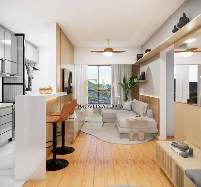 Apartamento com 2 quartos à venda, 59m2 em Atibaia - SP - imagem 2 Foto 2 de Apartamento com 2 quartos à venda, 59m2 em Atibaia - SP