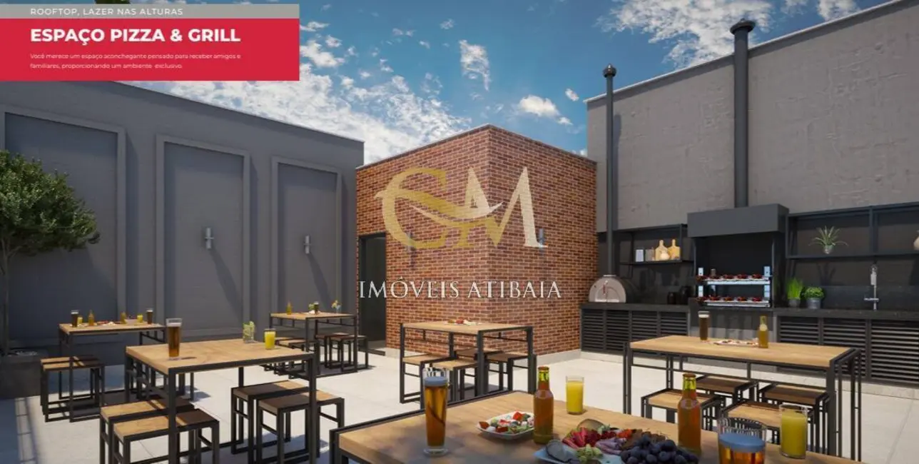 Foto 3 de Apartamento com 2 quartos à venda, 70m2 em Atibaia Jardim, Atibaia - SP
