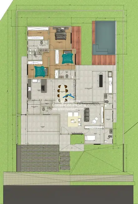 Casa de Condomínio com 3 quartos à venda, 291m2 em Sao Jose Dos Campos - SP - imagem 3 Foto 3 de Casa de Condomínio com 3 quartos à venda, 291m2 em Sao Jose Dos Campos - SP