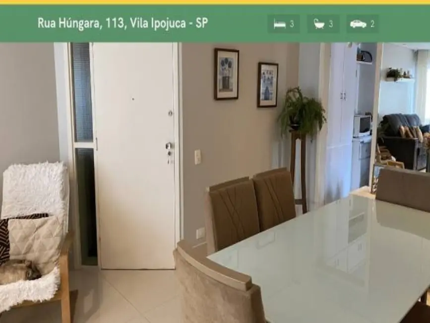 Foto 2 de Apartamento com 3 quartos à venda, 105m2 em Vila Ipojuca, São Paulo - SP