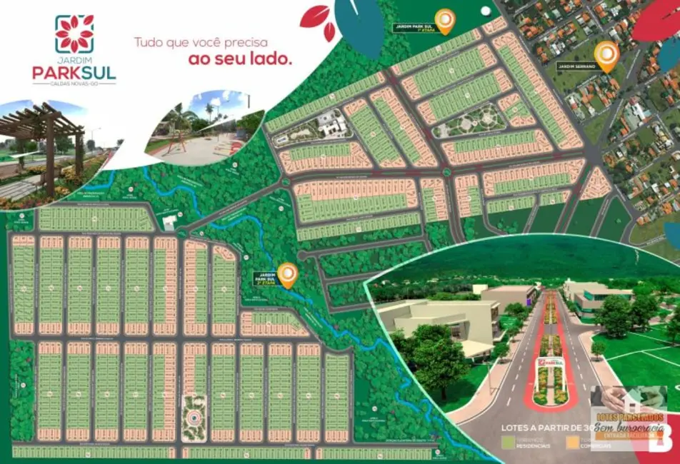 Foto 2 de Terreno / Lote à venda, 300m2 em Caldas Novas - GO