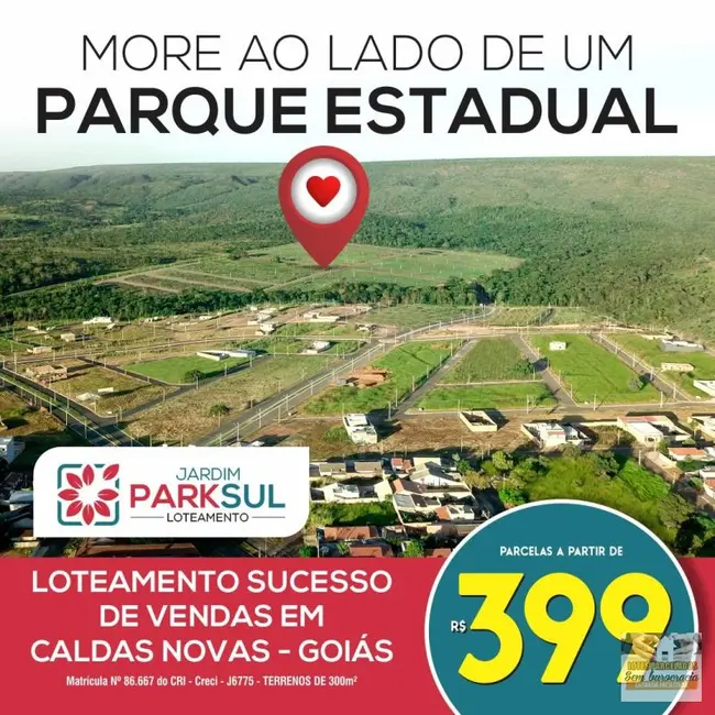 Foto 7 de Terreno / Lote à venda, 300m2 em Caldas Novas - GO