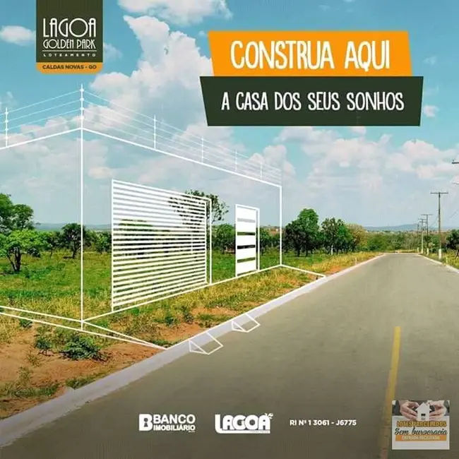 Foto 5 de Terreno / Lote à venda, 300m2 em Caldas Novas - GO