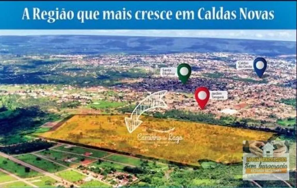 Foto 1 de Terreno / Lote à venda, 360m2 em Caldas Novas - GO