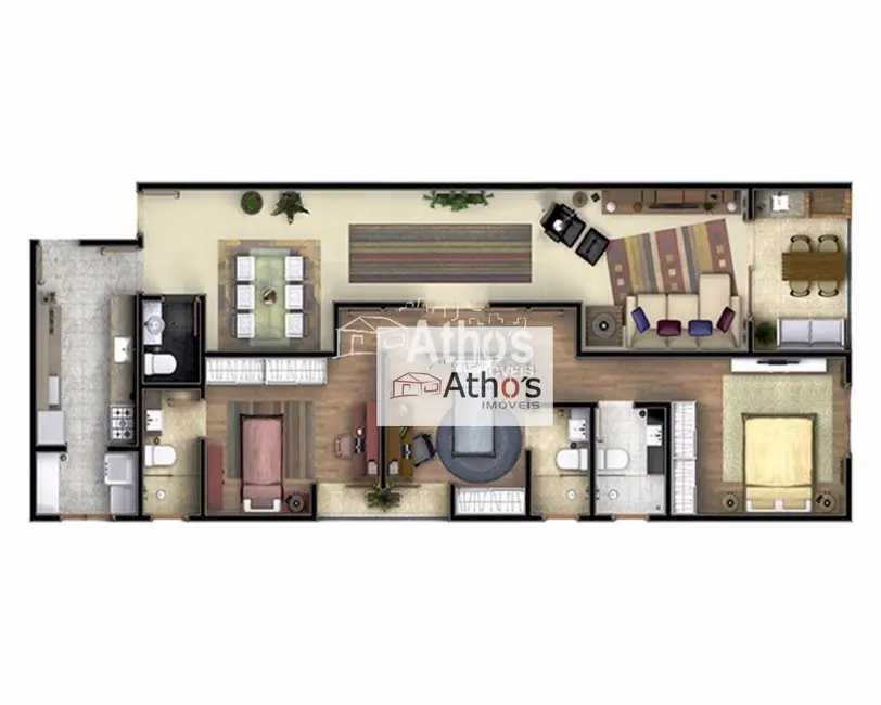 Foto 7 de Apartamento com 3 quartos à venda, 129m2 em Centro, Indaiatuba - SP