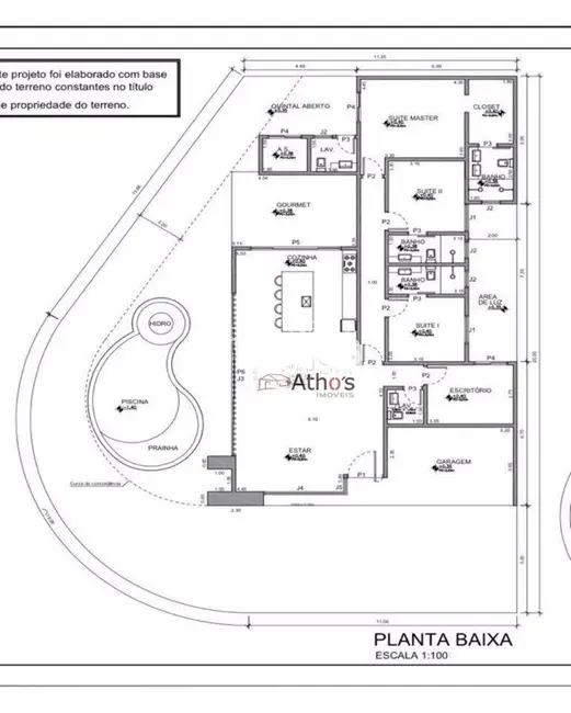 Foto 6 de Casa de Condomínio com 3 quartos à venda, 417m2 em Jardim Bréscia, Indaiatuba - SP