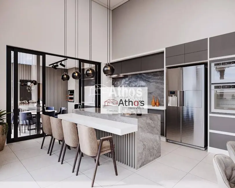 Foto 4 de Casa de Condomínio com 3 quartos à venda, 417m2 em Jardim Bréscia, Indaiatuba - SP