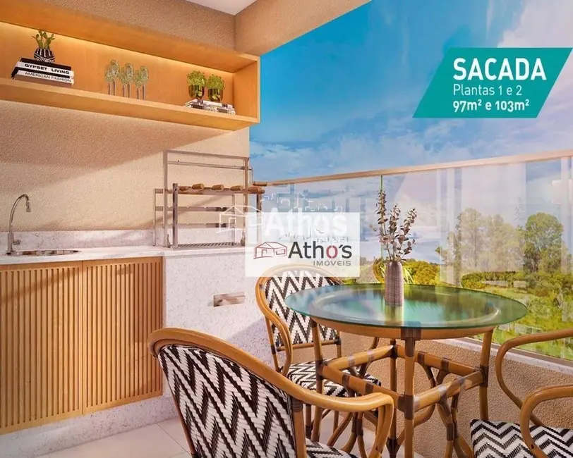 Foto 2 de Apartamento com 3 quartos à venda, 103m2 em Chácara Belvedere, Indaiatuba - SP