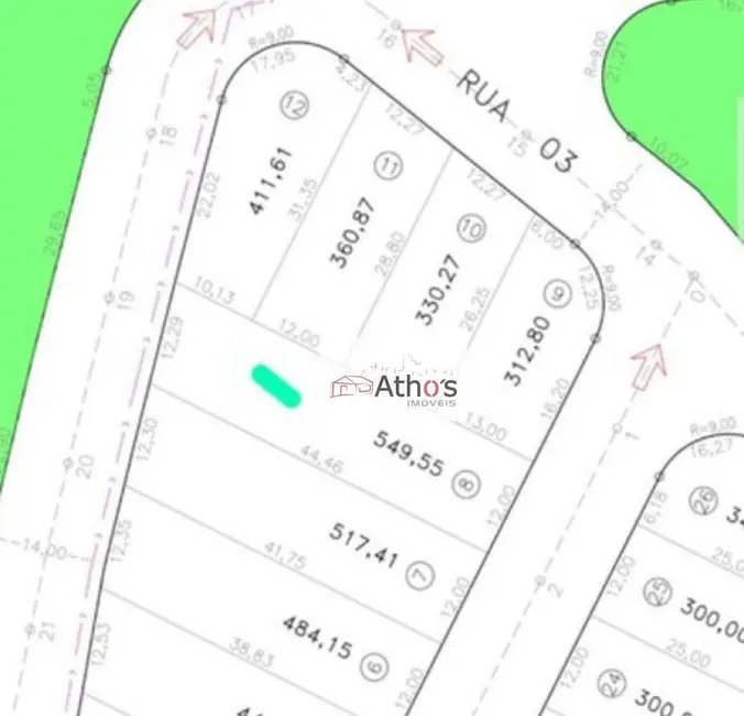 Foto 3 de Terreno / Lote à venda, 549m2 em Indaiatuba - SP