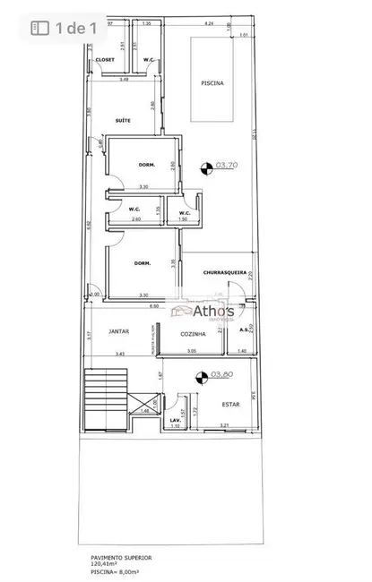 Foto 5 de Sobrado com 3 quartos à venda, 209m2 em Indaiatuba - SP