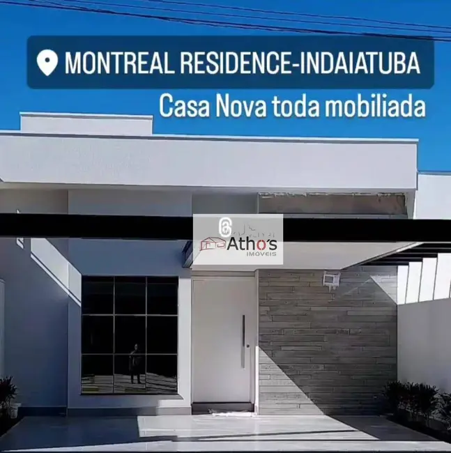 Foto 1 de Casa de Condomínio com 3 quartos à venda, 150m2 em Jardim Montreal Residence, Indaiatuba - SP