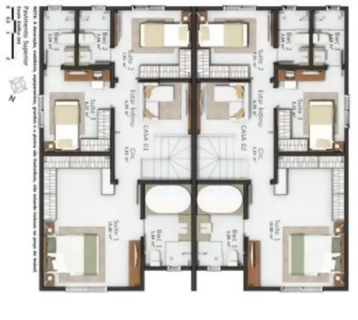 Foto 3 de Casa com 3 quartos à venda, 130m2 em Cachoeira do Bom Jesus, Florianopolis - SC