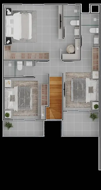 Foto 5 de Sobrado com 2 quartos à venda, 84m2 em Cachoeira do Bom Jesus, Florianopolis - SC