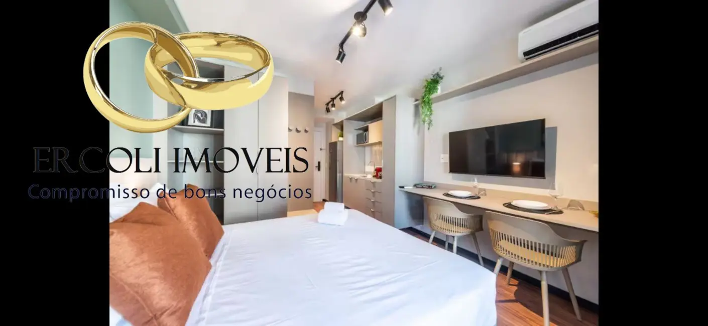 Foto 6 de Apartamento com 1 quarto para alugar, 27m2 em Moema, São Paulo - SP