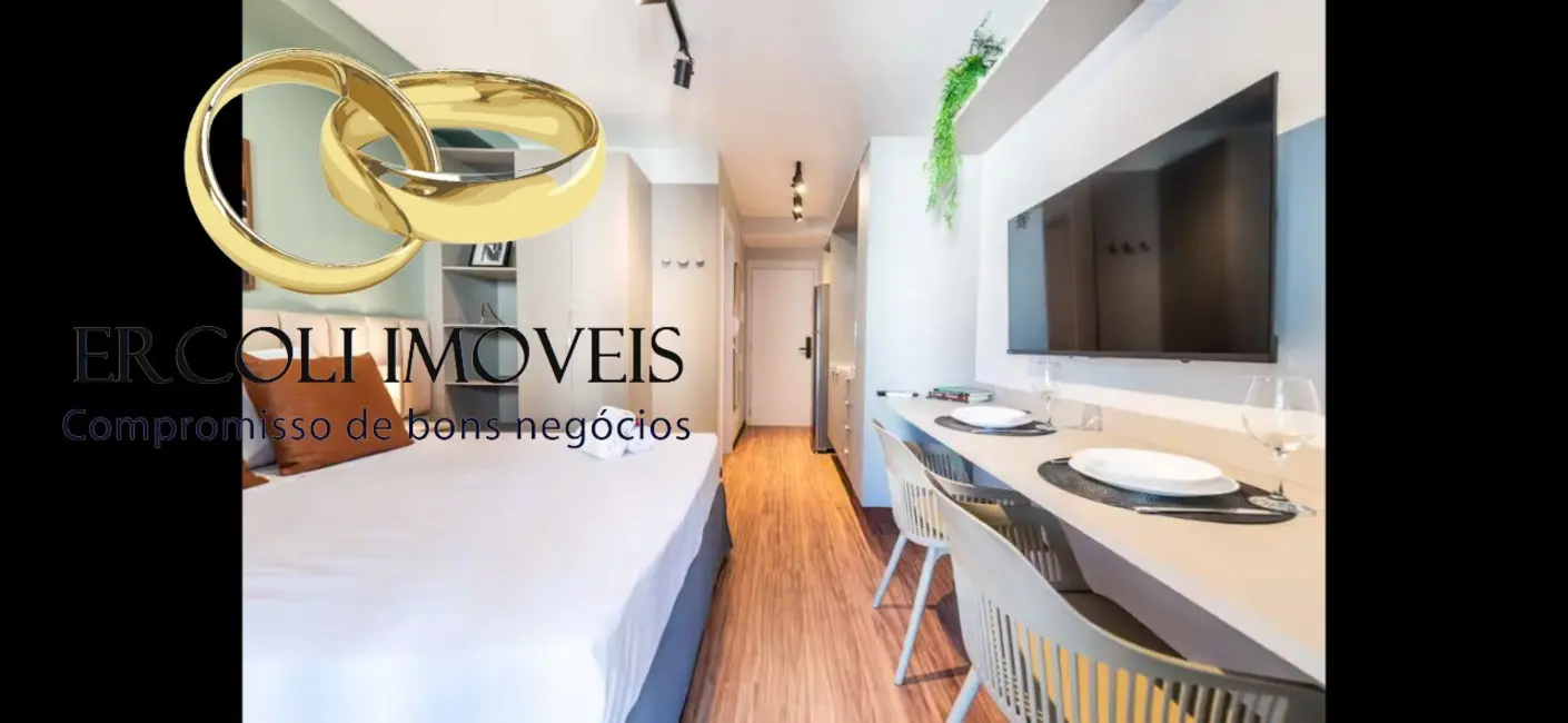 Foto 3 de Apartamento com 1 quarto para alugar, 27m2 em Moema, São Paulo - SP