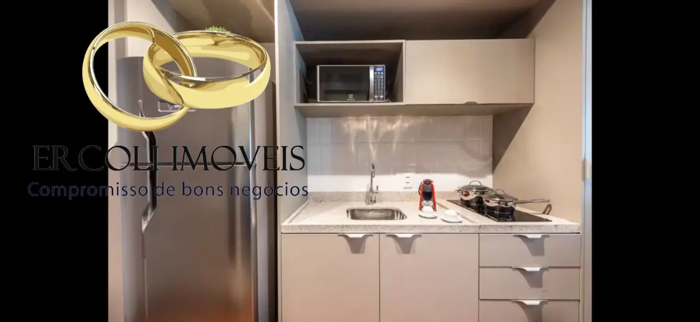 Foto 9 de Apartamento com 1 quarto para alugar, 27m2 em Moema, São Paulo - SP