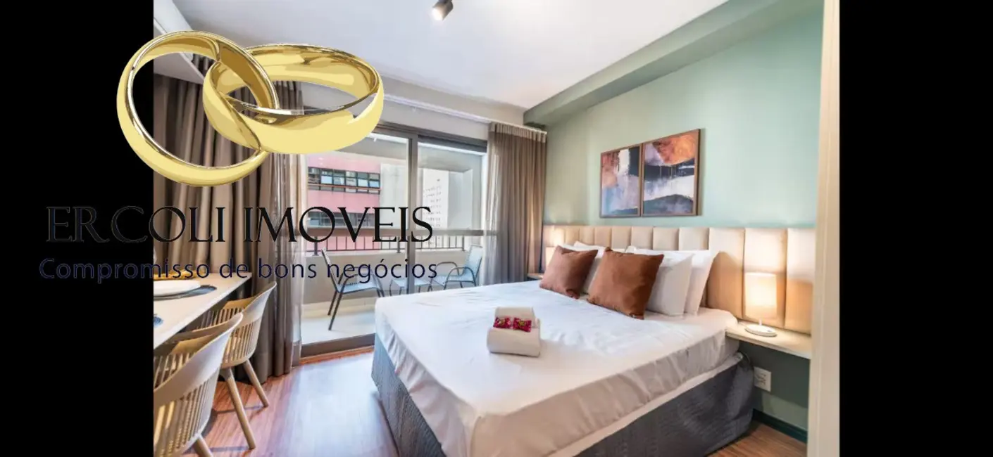 Foto 2 de Apartamento com 1 quarto para alugar, 27m2 em Moema, São Paulo - SP