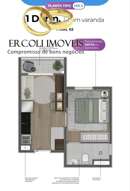 Foto 9 de Apartamento com 1 quarto à venda, 28m2 em Chácara Santo Antônio (Zona Sul), São Paulo - SP