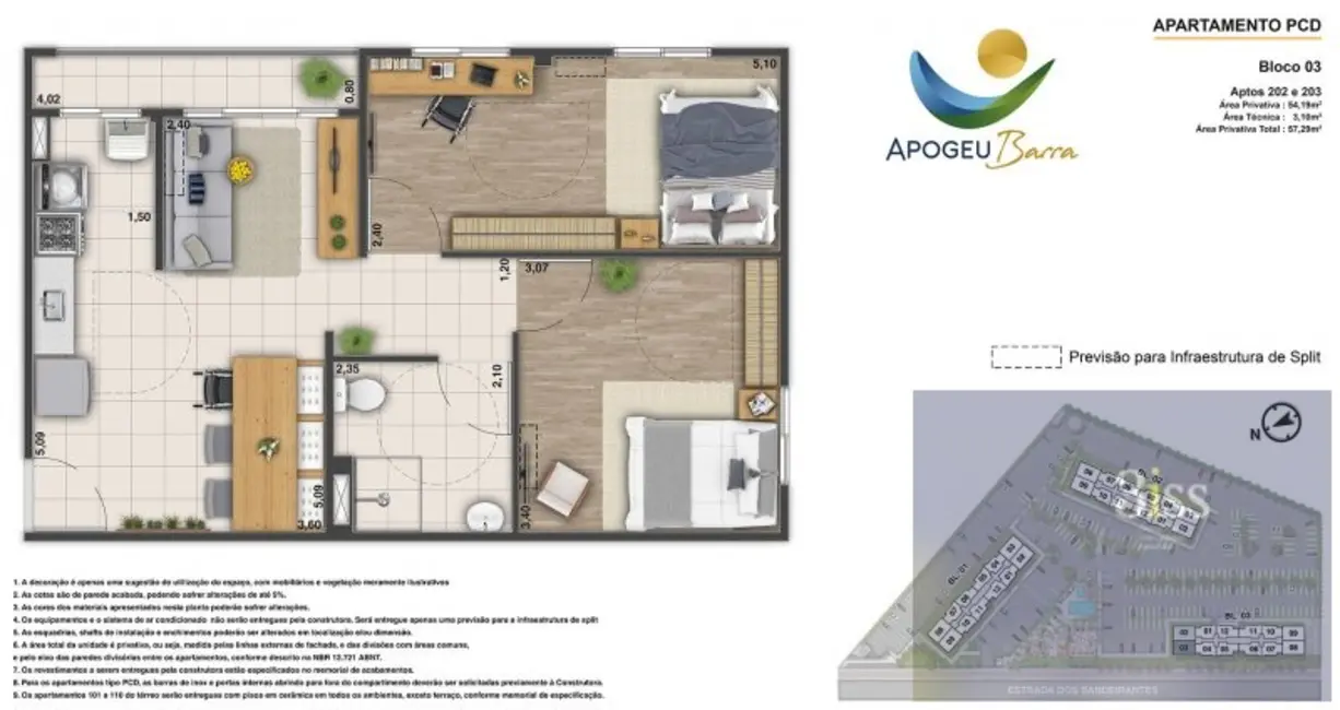 Foto 2 de Apartamento com 2 quartos à venda, 44m2 em Vargem Pequena, Rio De Janeiro - RJ