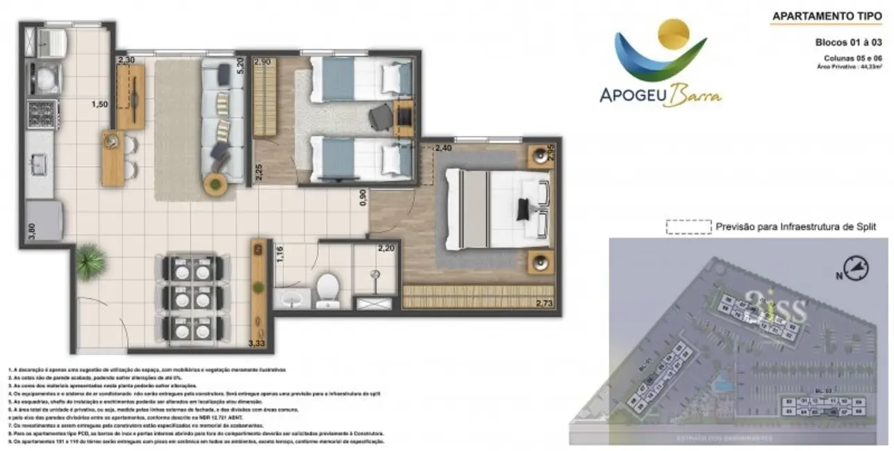 Foto 7 de Apartamento com 2 quartos à venda, 44m2 em Vargem Pequena, Rio De Janeiro - RJ