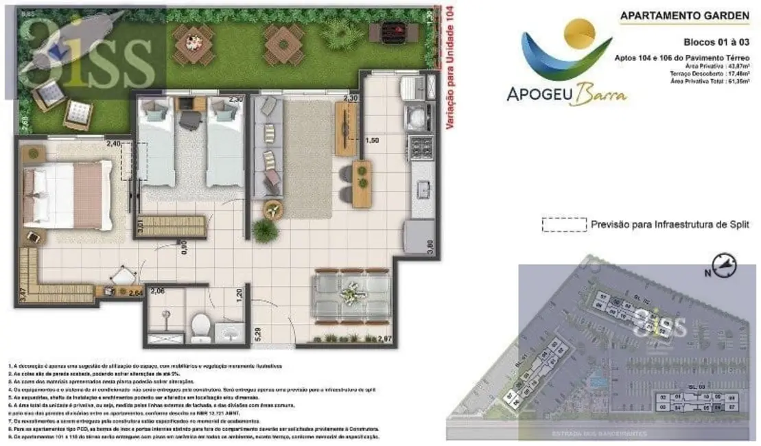 Foto 3 de Apartamento com 2 quartos à venda, 44m2 em Vargem Pequena, Rio De Janeiro - RJ