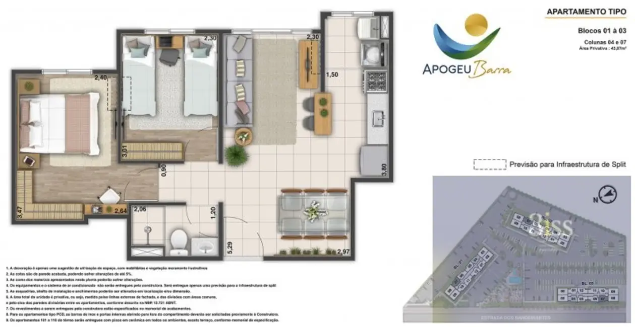 Foto 4 de Apartamento com 2 quartos à venda, 44m2 em Vargem Pequena, Rio De Janeiro - RJ