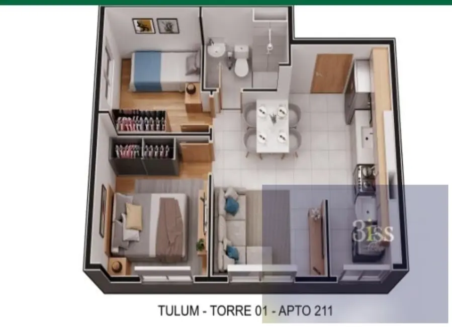 Foto 9 de Apartamento com 2 quartos à venda, 41m2 em Anchieta, Rio De Janeiro - RJ