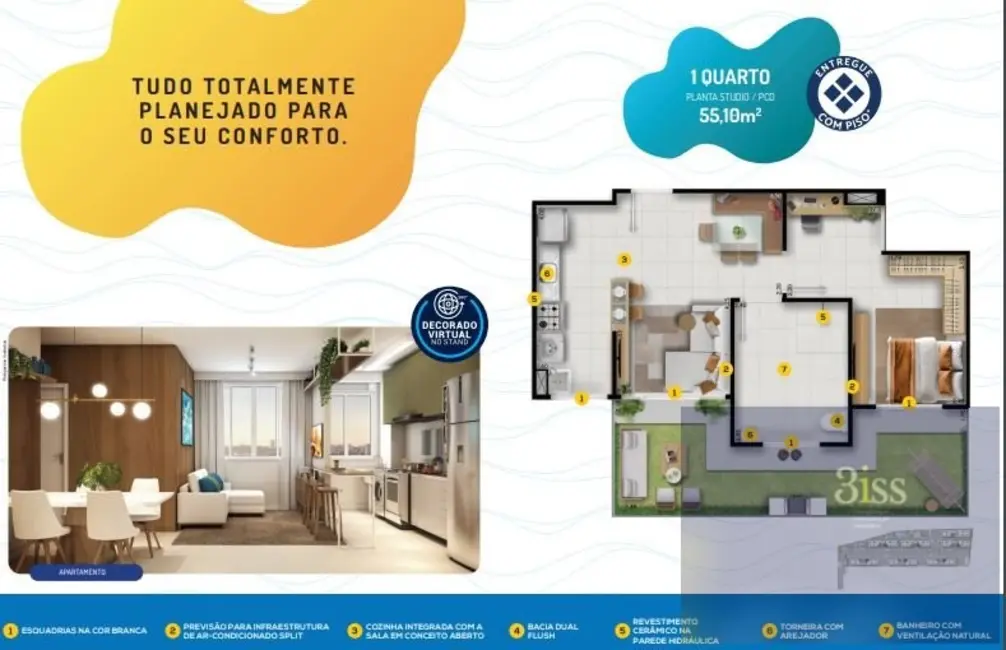 Apartamento com 2 quartos à venda, 42m2 em Duque De Caxias - RJ - imagem 7 Foto 7 de Apartamento com 2 quartos à venda, 42m2 em Duque De Caxias - RJ