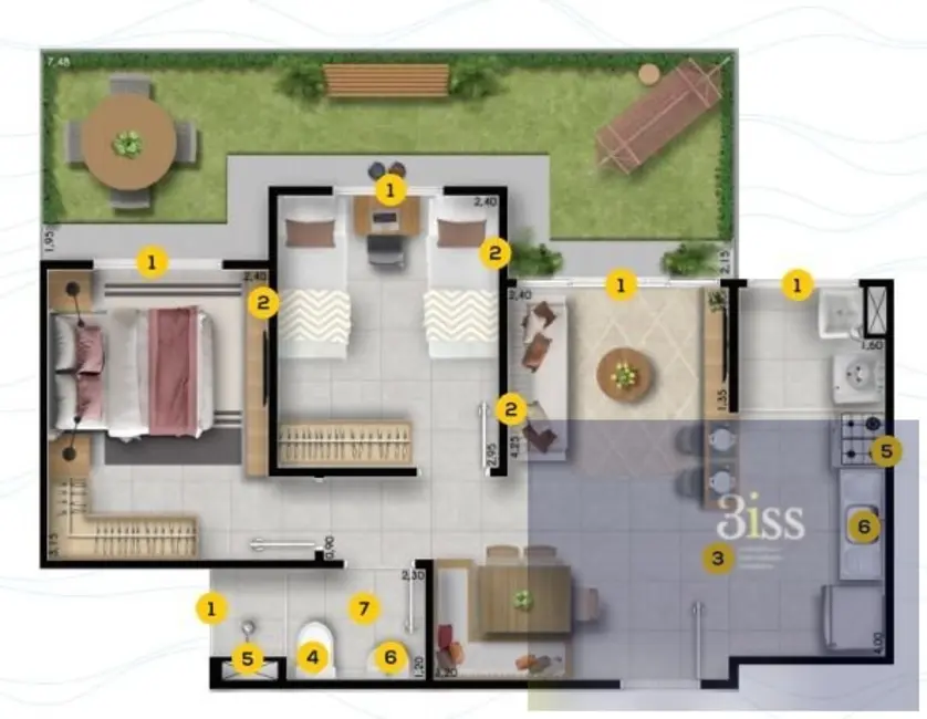 Apartamento com 2 quartos à venda, 42m2 em Duque De Caxias - RJ - imagem 8 Foto 8 de Apartamento com 2 quartos à venda, 42m2 em Duque De Caxias - RJ
