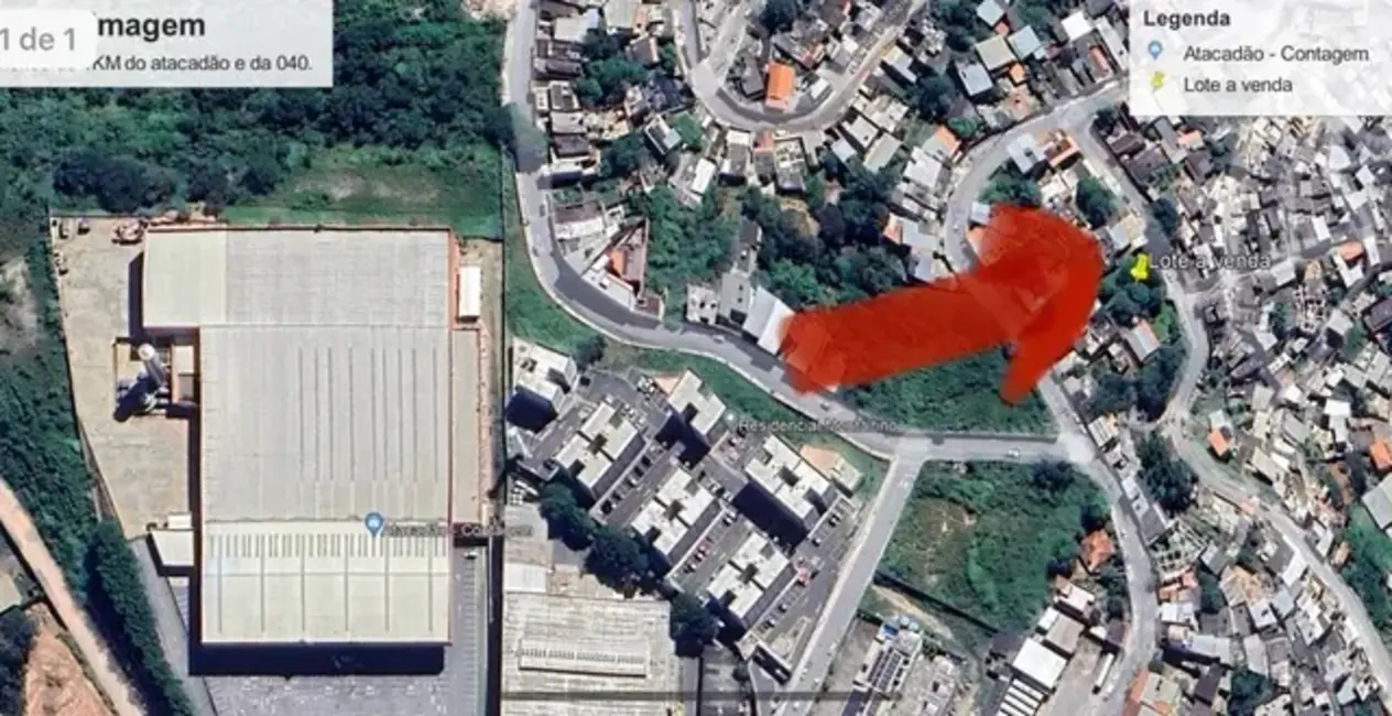 Foto 4 de Terreno / Lote à venda, 360m2 em Belo Horizonte - MG