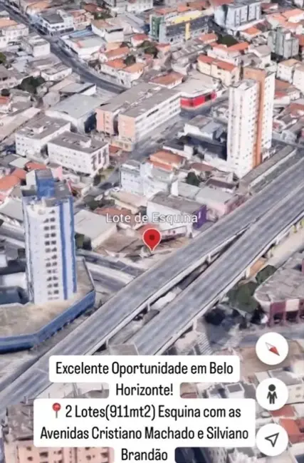 Terreno / Lote à venda, 911m2 em Belo Horizonte - MG - imagem 1 Foto 1 de Terreno / Lote à venda, 911m2 em Belo Horizonte - MG