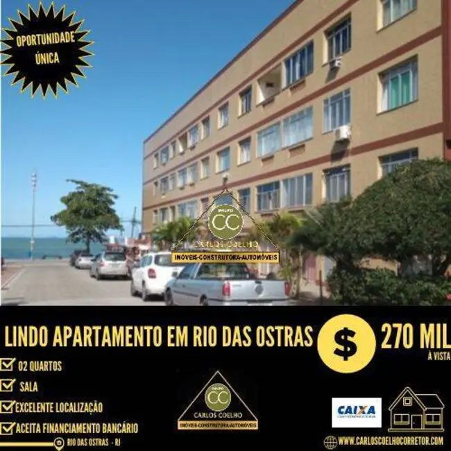 Foto 1 de Apartamento com 2 quartos à venda em Centro, Rio Das Ostras - RJ