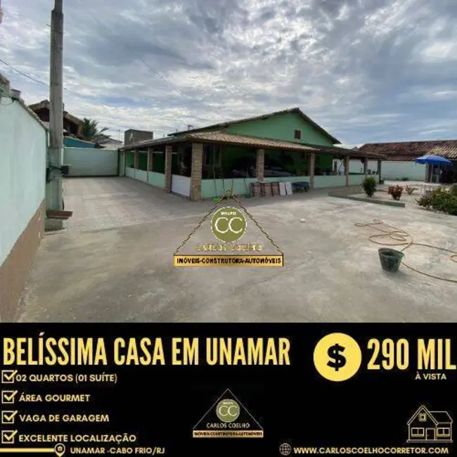 Foto 1 de Casa de Condomínio com 2 quartos à venda, 500m2 em Cabo Frio - RJ