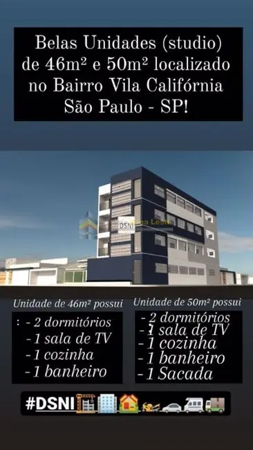 Apartamento com 2 quartos à venda, 46m2 em Vila Califórnia, São Paulo - SP - imagem 9 Foto 9 de Apartamento com 2 quartos à venda, 46m2 em Vila Califórnia, São Paulo - SP