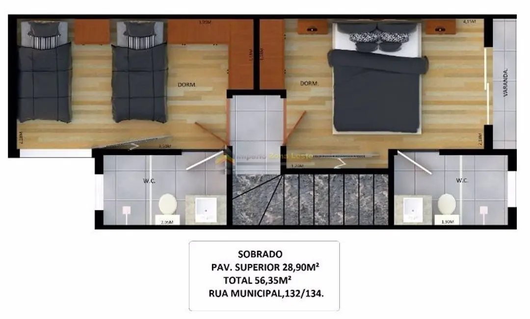 Foto 7 de Kitnet à venda, 60m2 em Vila Ré, São Paulo - SP