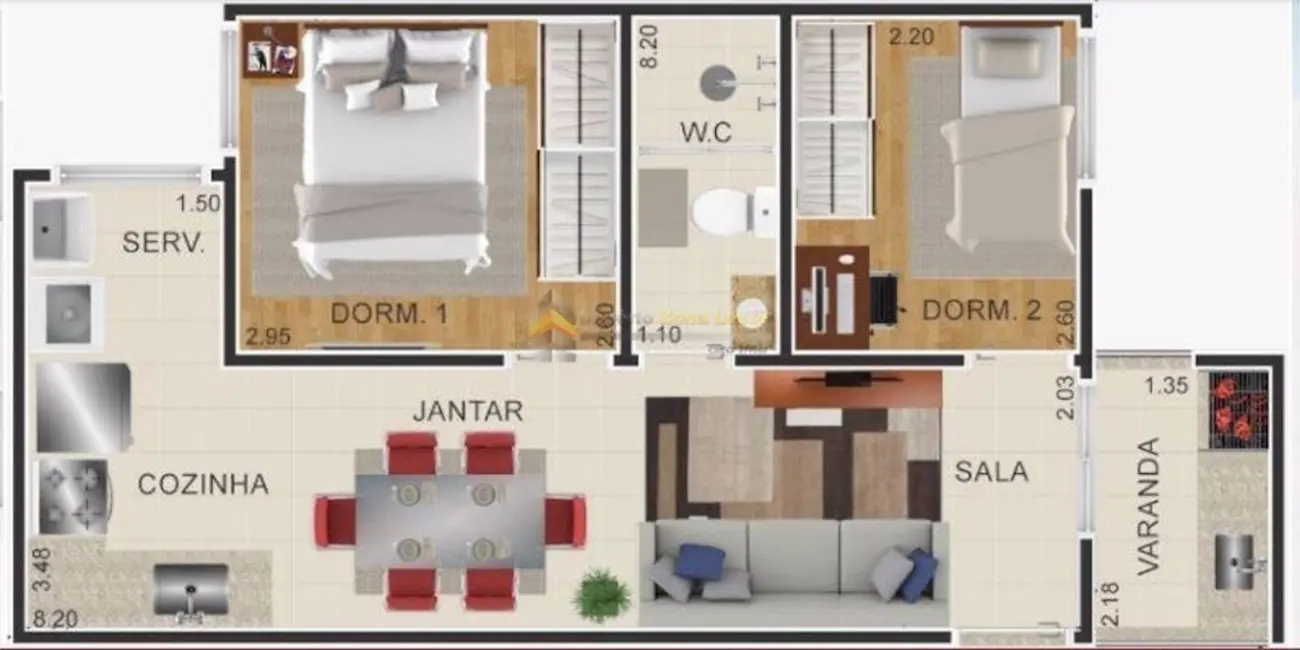 Foto 9 de Kitnet com 2 quartos à venda, 40m2 em Vila Paranaguá, São Paulo - SP