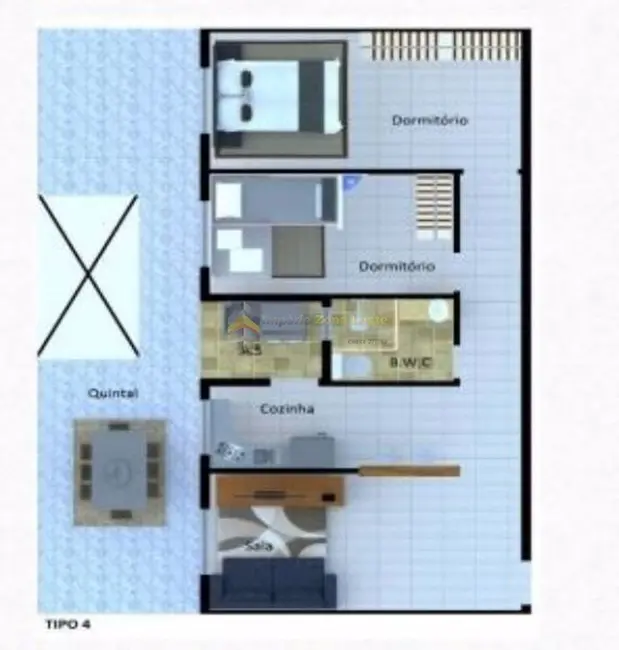 Kitnet com 2 quartos à venda, 41m2 em Parada XV de Novembro, São Paulo - SP - imagem 4 Foto 4 de Kitnet com 2 quartos à venda, 41m2 em Parada XV de Novembro, São Paulo - SP