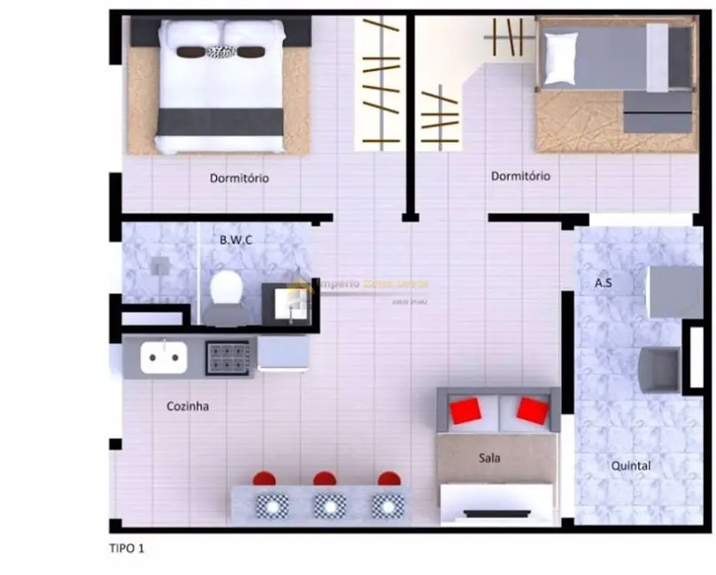 Kitnet com 2 quartos à venda, 38m2 em Chácara Seis de Outubro, São Paulo - SP - imagem 4 Foto 4 de Kitnet com 2 quartos à venda, 38m2 em Chácara Seis de Outubro, São Paulo - SP