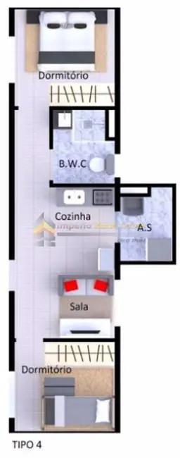 Kitnet com 2 quartos à venda, 38m2 em Chácara Seis de Outubro, São Paulo - SP - imagem 8 Foto 8 de Kitnet com 2 quartos à venda, 38m2 em Chácara Seis de Outubro, São Paulo - SP