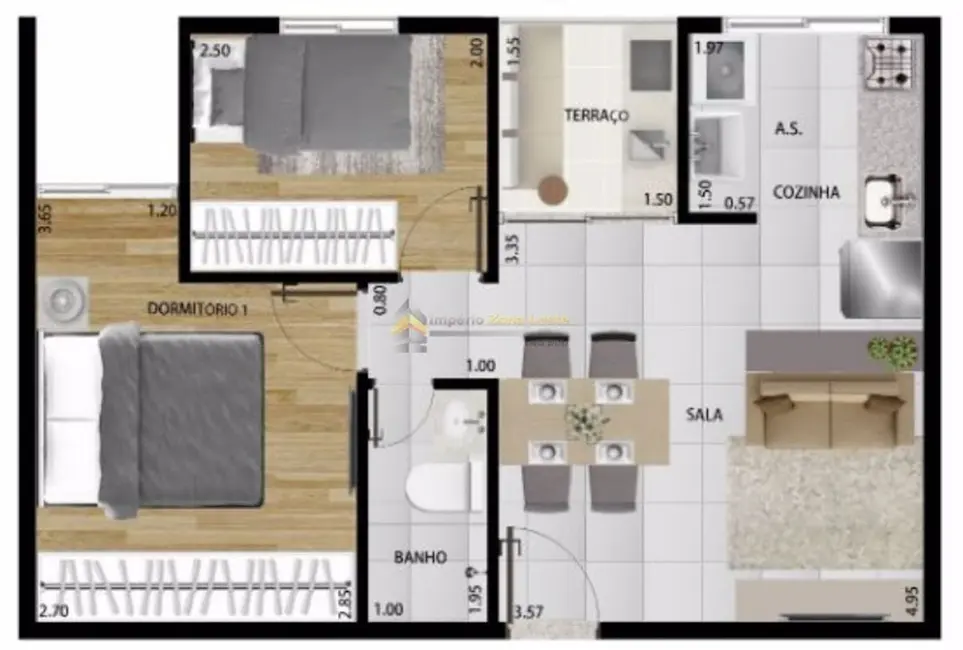 Kitnet com 1 quarto à venda, 39m2 em Cidade Patriarca, São Paulo - SP - imagem 3 Foto 3 de Kitnet com 1 quarto à venda, 39m2 em Cidade Patriarca, São Paulo - SP