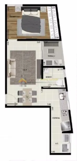 Kitnet com 1 quarto à venda, 39m2 em Cidade Patriarca, São Paulo - SP - imagem 2 Foto 2 de Kitnet com 1 quarto à venda, 39m2 em Cidade Patriarca, São Paulo - SP