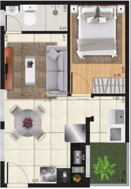 Kitnet com 1 quarto à venda, 30m2 em Cidade Antônio Estevão de Carvalho, São Paulo - SP - imagem 8 Foto 8 de Kitnet com 1 quarto à venda, 30m2 em Cidade Antônio Estevão de Carvalho, São Paulo - SP