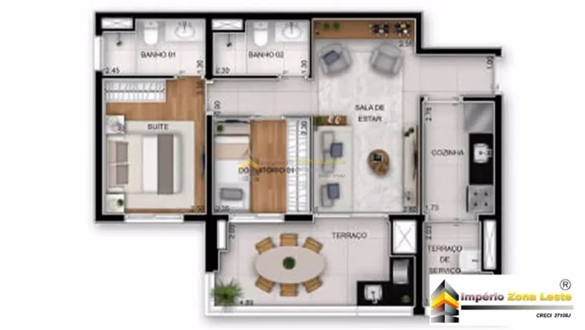 Foto 9 de Apartamento com 2 quartos à venda, 65m2 em São Paulo - SP